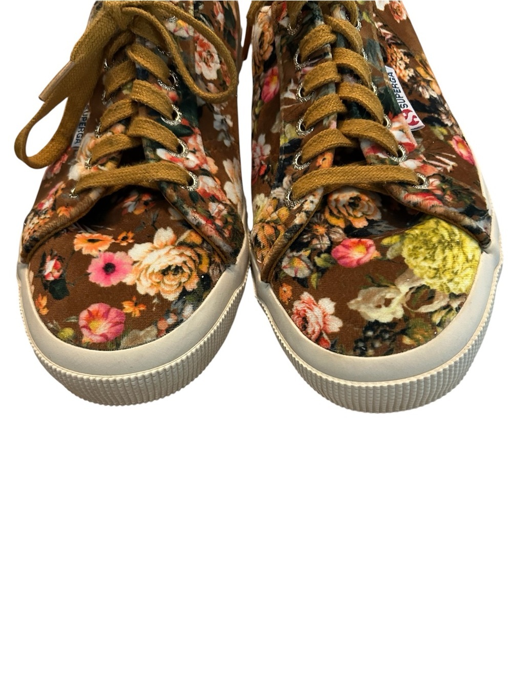 Superga 2750 velvet floral sneakers - Picture 8 of 10